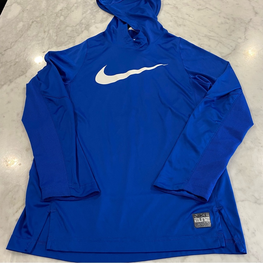 Nike Elite boys dri fit long sleeve hoodie